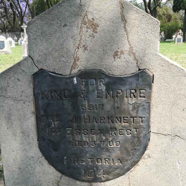 HARKNETT J. -1900