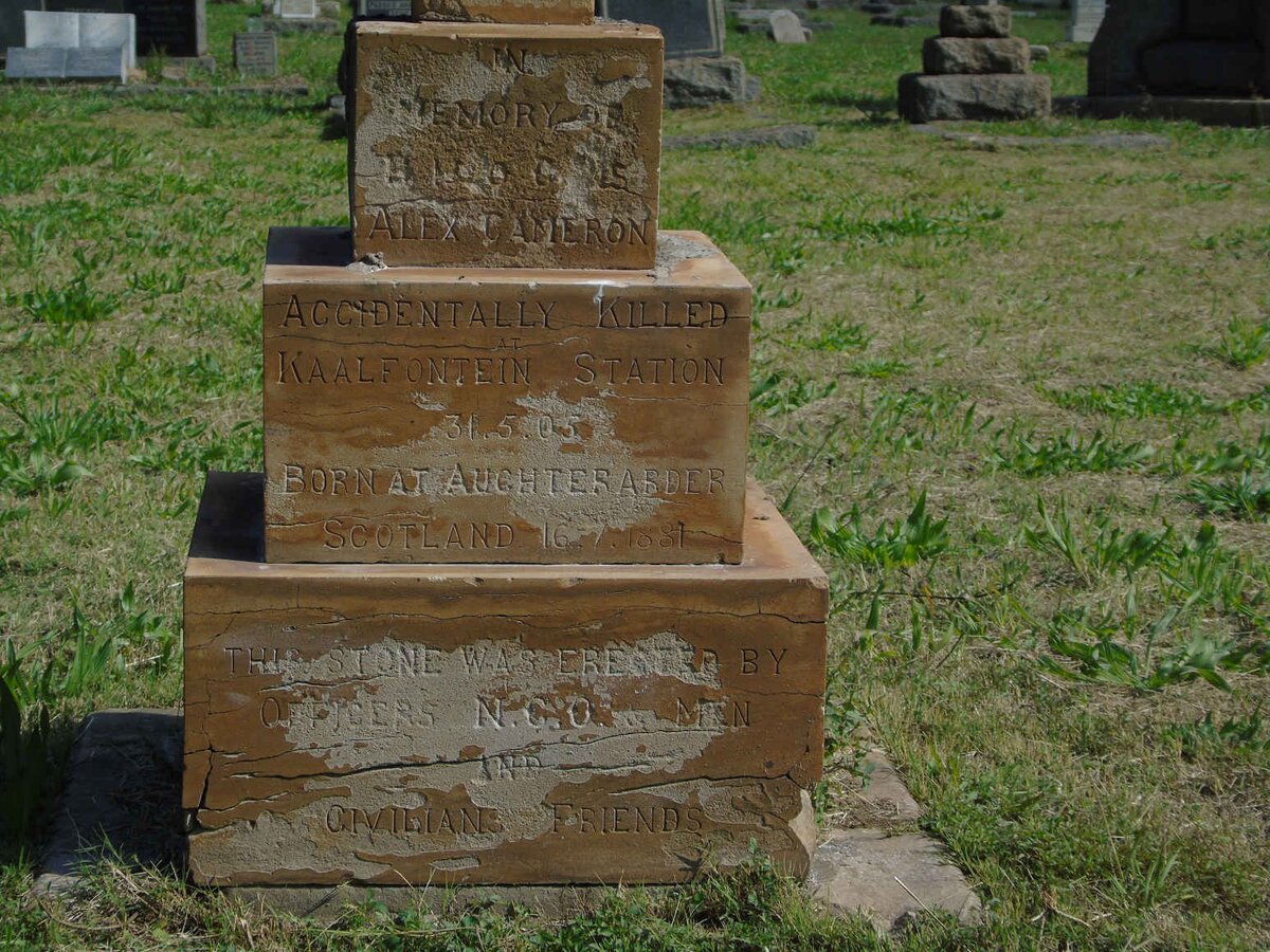CAMERON Alex 1881-1905