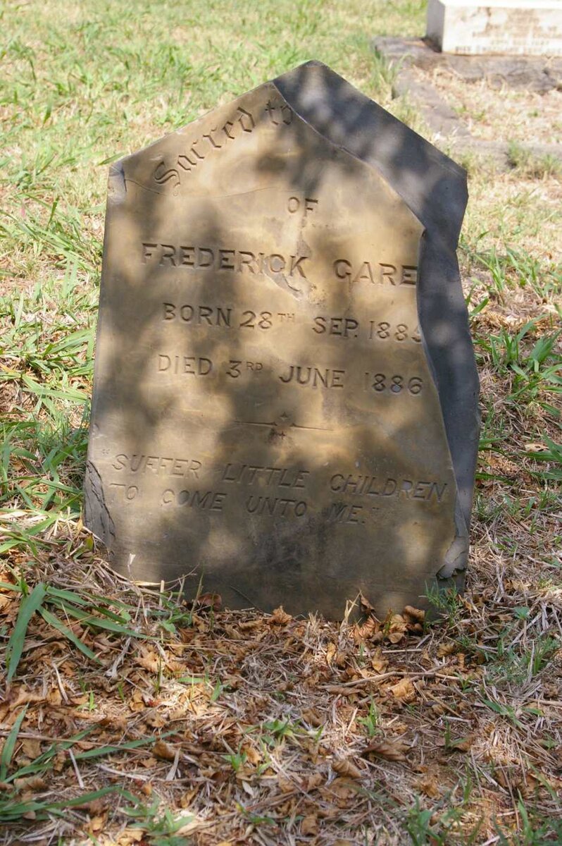 GARE? Frederick 1885-1886