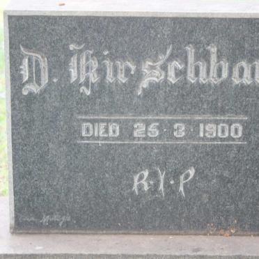 KIRSCHBAUM D. -1900