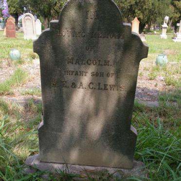 LEWIS Malcolm