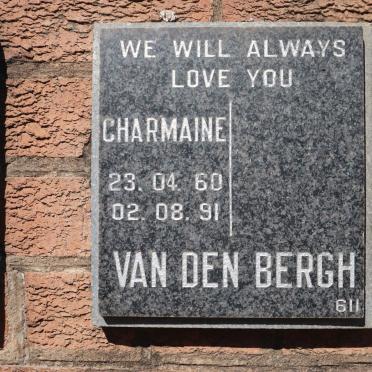 BERGH Charmaine, van den 1960-1991