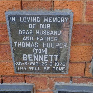 BENNETT Thomas Hooper 1910-1978
