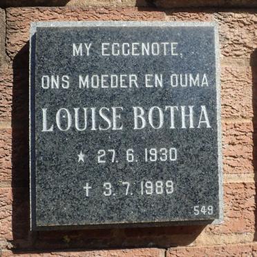 BOTHA Louise 1930-1989
