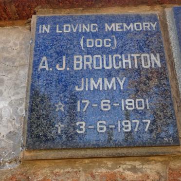 BROUGHTON A.J. 1901-1977