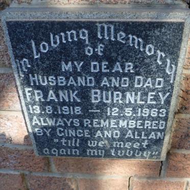 BURNLEY Frank 1918-1963