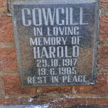 COWGILL Harold 1917-1985
