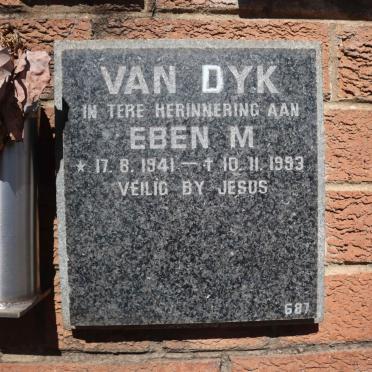DYK Eben M., van 1941-1993