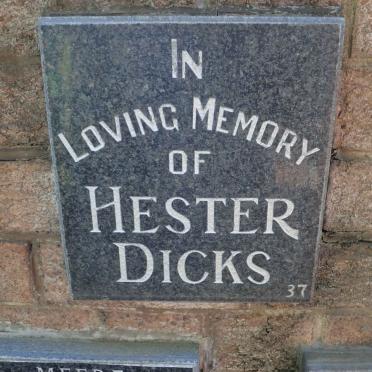 DICKS Hester