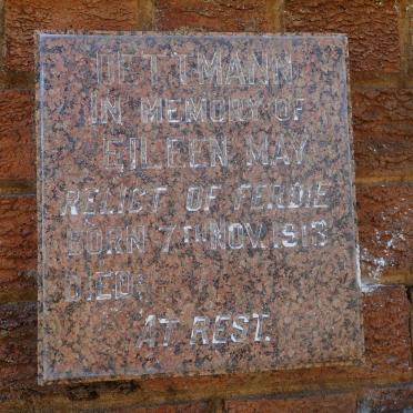 DETTMANN Eileen May 1913-