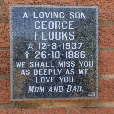 FLOOKS George 1937-1986