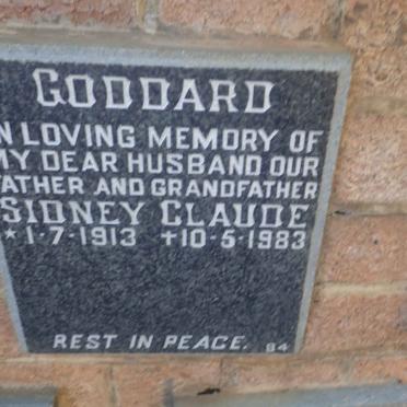 GODDARD Sidney Claude 1913-1983
