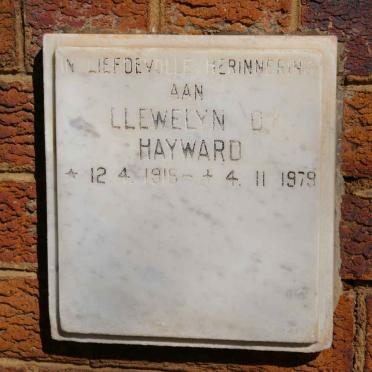 HAYWARD Llewelyn D. 1915-1979
