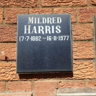 HARRIS Mildred 1882-1977