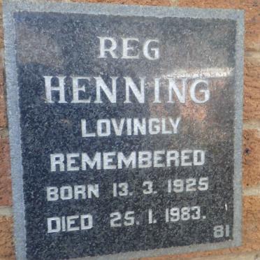 HENNING Reg 1925-1983