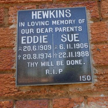 HEWKINS Eddie 1909-1974 &amp; Sue 1906-1988