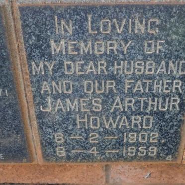 HOWARD James Arthur 1902-1959