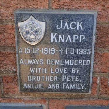 KNAPP Jack 1919-1985