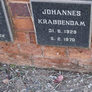 KRABBENDAM Johannes 1929-1970