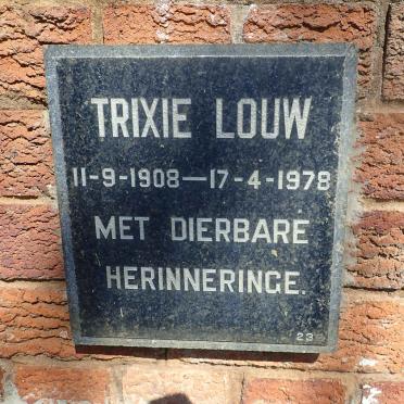 LOUW Trixie 1908-1978