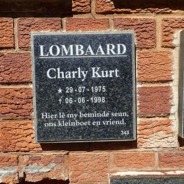 LOMBAARD Charly Kurt 1975-1998