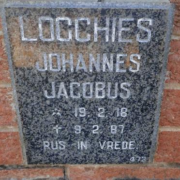 LOGCHIES Johannes Jacobus 1918-1987