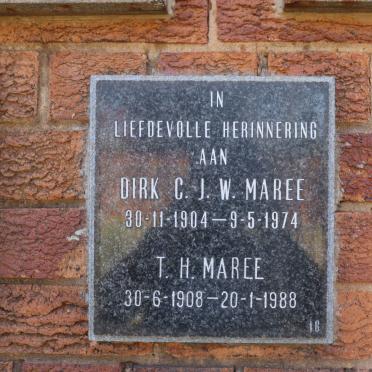 MAREE Dirk C.J.W. 1904-1974 :: MAREE T.H. 1908-1988