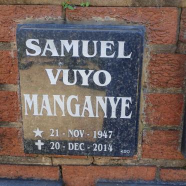 MANGANYE Samuel Vuyo 1947-2014