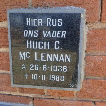 MCLENNAN Hugh C. 1936-1988