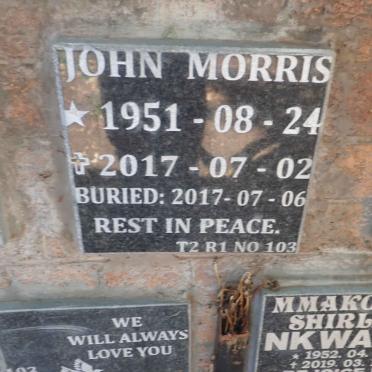 MORRIS John 1951-2017