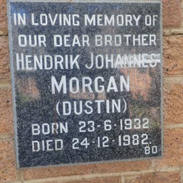 MORGAN Hendrik Johannes 1932-1982