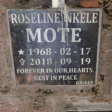 MOTE Roseline Nkele 1968-2018