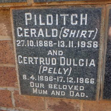 PILDITCH Gerald 1888-1956 &amp; Gertrud Dulcia 1896-1966