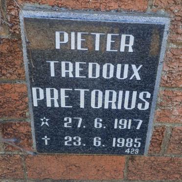 PRETORIUS Pieter Tredoux 1917-1985
