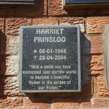 PRINSLOO Harriet 1948-2004