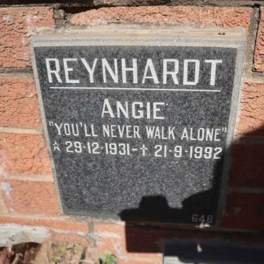 REYNHARDT Angie 1931-1992