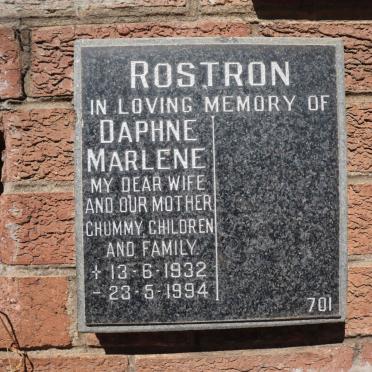 ROSTRON Daphne Marlene 1932-1994