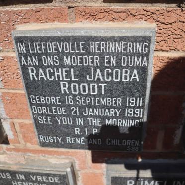ROODT Rachel Jacoba 1911-1991