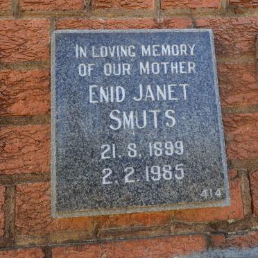 SMUTS Enid Janet 1899-1985