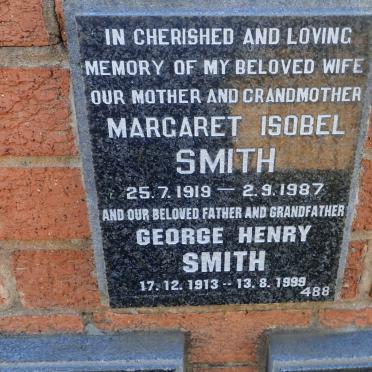 SMITH George Henry 1913-1999 &amp; Margaret Isobel 1919-1987