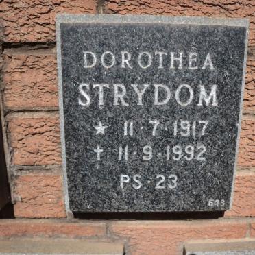 STRYDOM Dorothea 1917-1992