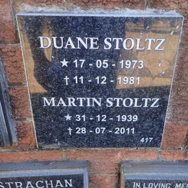 STOLTZ Martin 1939-2011 :: STOLTZ Duane 1973-1981