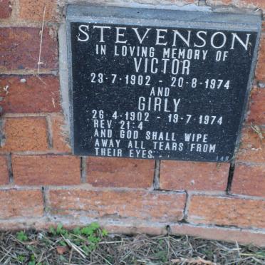 STEVENSON Victor 1902-1974 &amp; Girly 1902-1974
