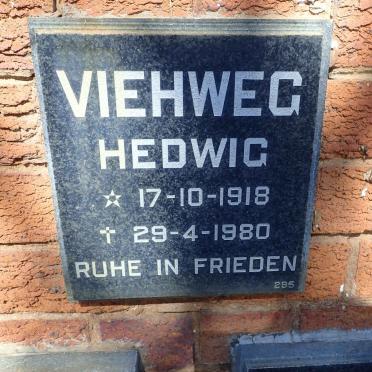 VIEHWEG Hedwig 1918-1980