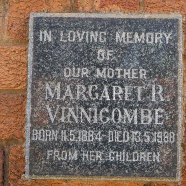 VINNICOMBE Margaret R. 1884-1968
