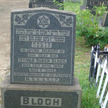 BLOCH Hyman Ruben -1940