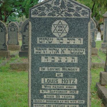 HOTZ Louis -1922