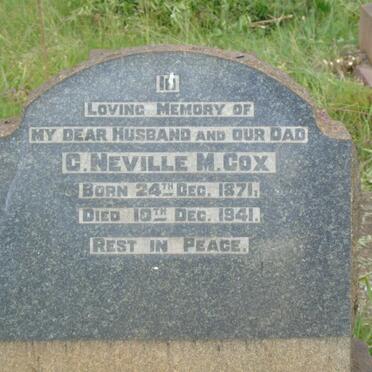 COX C. Neville M. 1871-1941