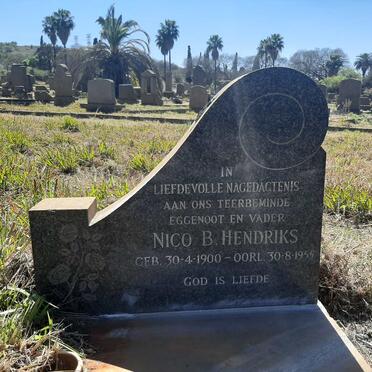 HENDRIKS Nico B. 1900-1955