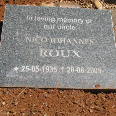 ROUX Nico Johannes 1935-2009